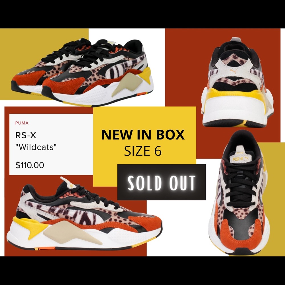 PUMA RS-X3 WILDCATS SOLD OUT NWT SNEAKERS SHOES